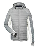 Nautica Women's Nautical Mile Hooded Puffer Jacket N17187