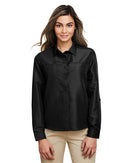 Harriton Women's Key West Long Sleeve Performance Staff Shirt M580LW