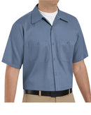 Red Kap Cotton Short Sleeve Uniform Shirt - Tall Sizes SC40T