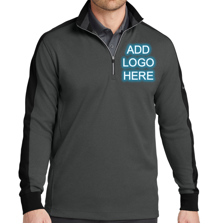 Custom Embroidered Nike [578673] Dri-FIT 1/2-Zip Cover-Up. Live Chat F