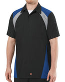 Red Kap Tri-Color Short Sleeve Shop Shirt SY28