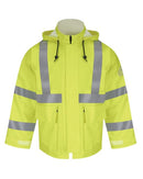 Bulwark Hi-Visibility Flame-Resistant Rain Jacket JXN4