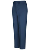 Red Kap Women's Elastic Insert Work Pants PT61 - Navy - Unhemmed