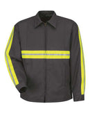 Red Kap Enhanced Visibility Perma-Lined Panel Jacket JT50EN