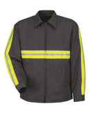 Red Kap Enhanced Visibility Perma-Lined Panel Jacket - Tall Sizes JT50ENT