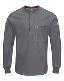 Bulwark iQ Series® Plus Long Sleeve Henley - Tall Sizes QT40T