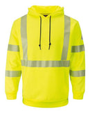Bulwark Hi-Visibility Pullover Hooded Fleece Sweatshirt SMH4