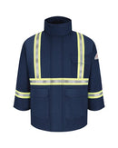 Bulwark Deluxe Parka With Reflective Trim - EXCEL FR® ComforTouch - Long Sizes JLPCL