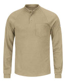 Bulwark Long Sleeve Henley Shirt- CoolTouch®2 SML2