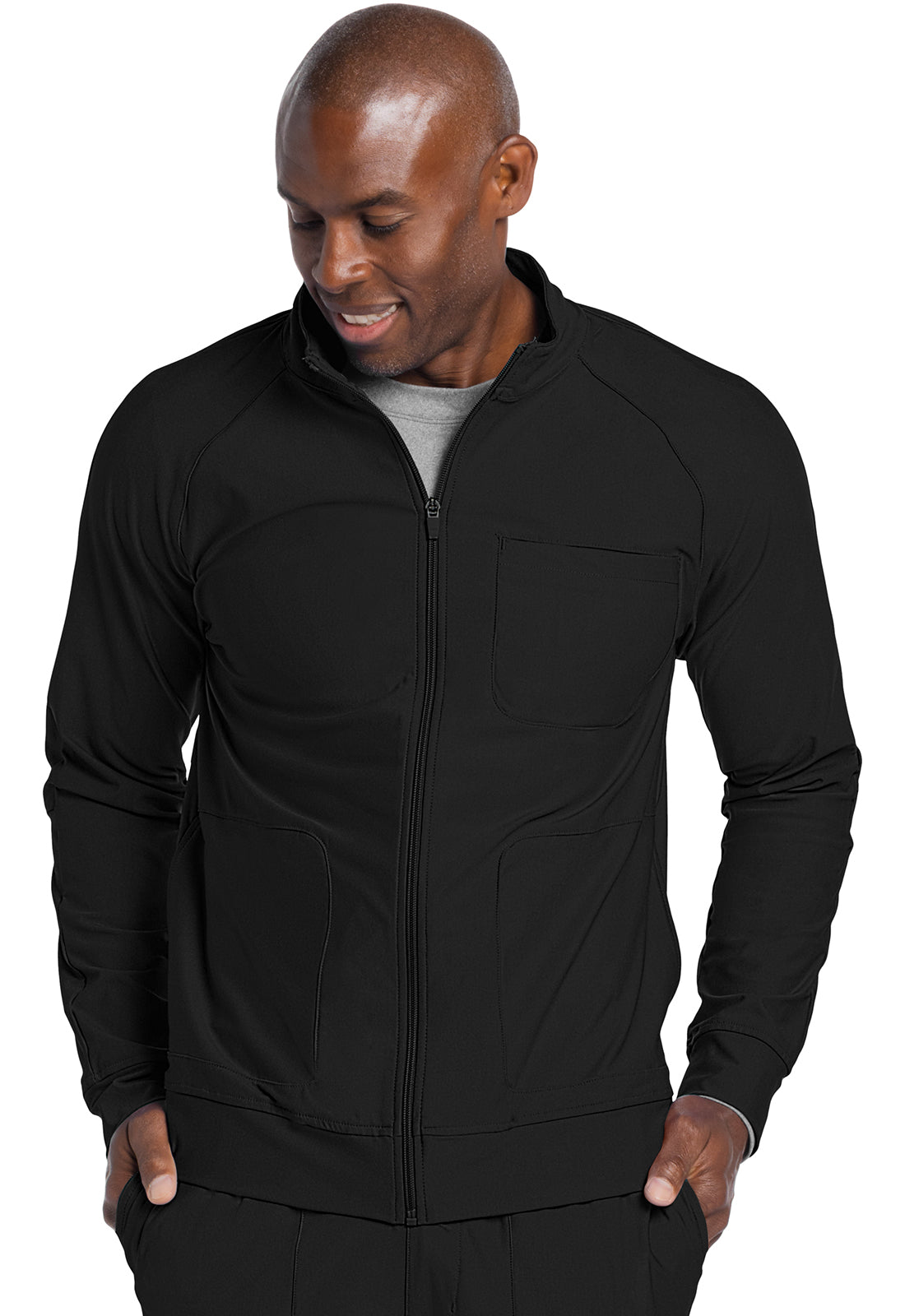 Cherokee Men's Zip Front Jacket. Item CK333 in CK FORM Collection. Liv