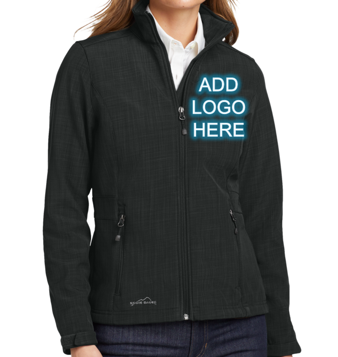 Custom Embroidered Eddie Bauer [EB533] Ladies Shaded Crosshatch
