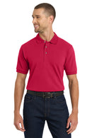 Port Authority ®  Heavyweight Cotton Pique Polo.  K420 - Red