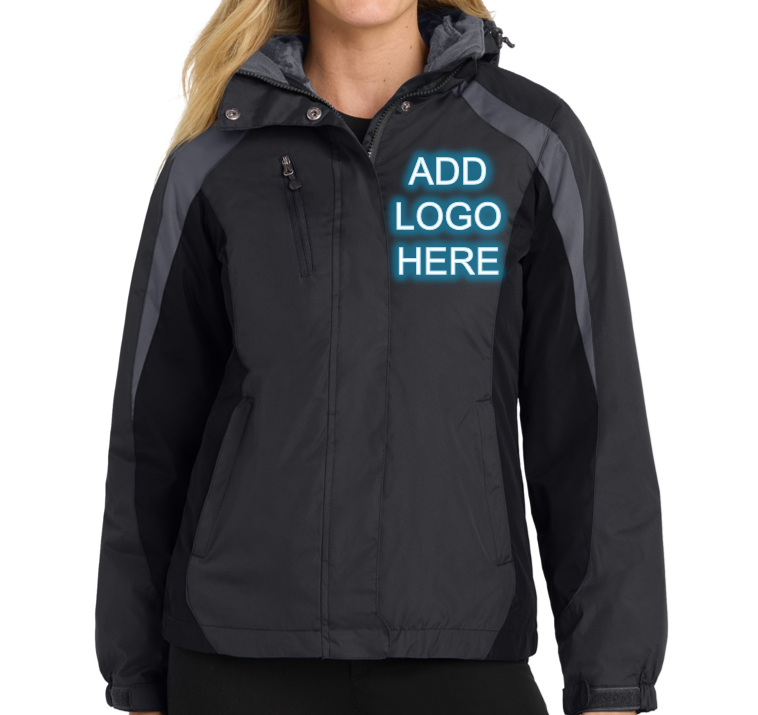 Custom Embroidered Port Authority L321 Womens Colorblock 3 In 1 Jacket 