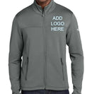 The North Face Aim Full-Zip Fleece Jacket with Custom Logos. NF0A8ENK