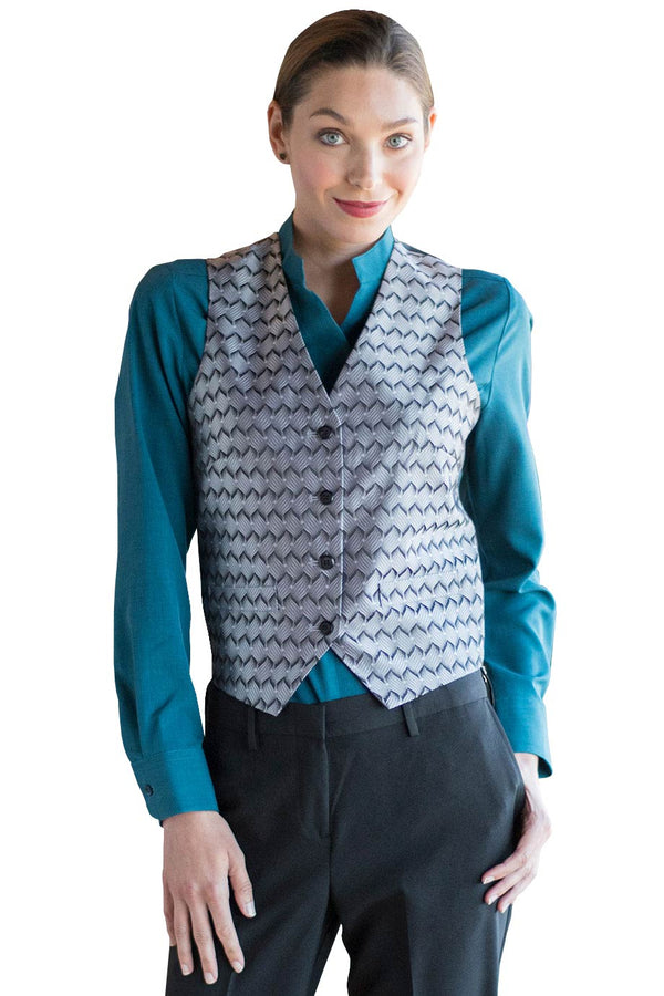 Edwards Garment [7391] Swirl Brocade Vest. Live Chat For Bulk Discounts.