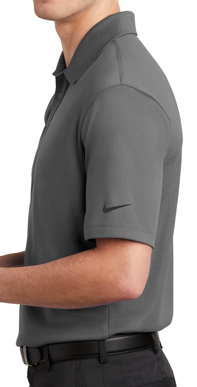 Nike [NKAH6266] Dri-FIT Hex Textured Polo. Live Chat For Bulk Discounts.