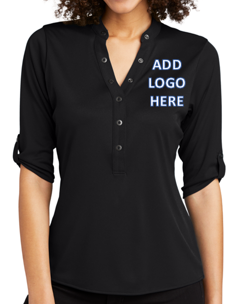 OGIO [LOG111] Code Stretch Long Sleeve Button-Up.