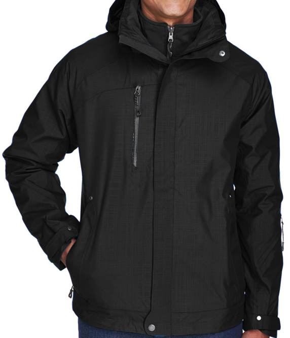 North End [88178] Men's Caprice 3-in-1 Jacket with Soft Shell Liner. Live Chat For Bulk Discounts.
