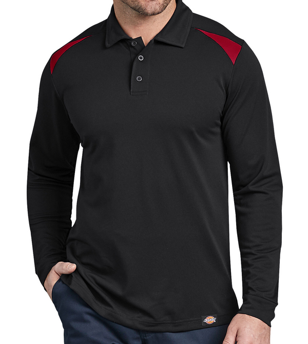 Dickies [LL66] Team Performance Long Sleeve Polo Live Chat For Bulk Discounts.