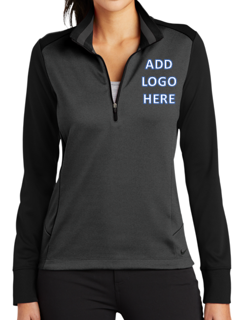 Nike [578674] Ladies Dri-FIT 1/2-Zip Cover-Up. Live Chat For Bulk Discounts.