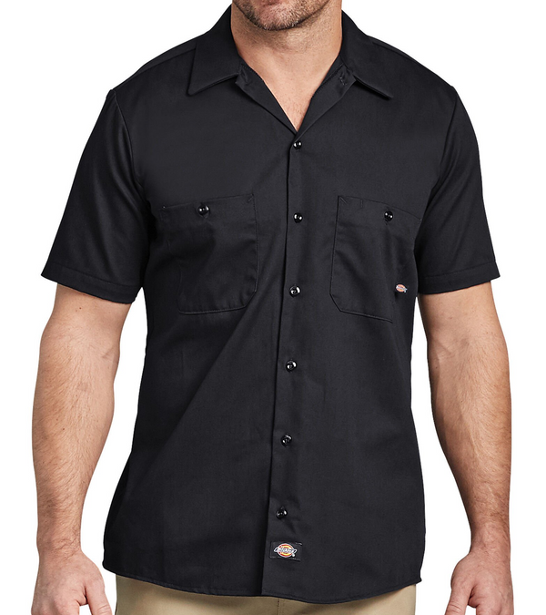 Dickies [S307] Industrial Cotton Long Sleeve Work Shirt. Live Chat For Bulk Discounts.