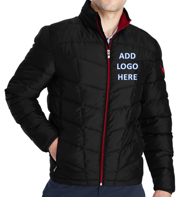 Spyder [187333] Men's Pelmo Insulated Puffer Jacket. Live Chat For Bulk Discounts.