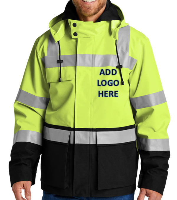 CornerStone [CSJ502] ANSI 107 Class 3 Waterproof Ripstop 3 In 1 Parka With Logo. Buy More and Save.