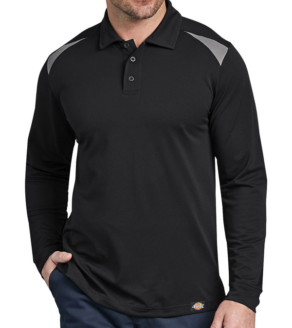 Dickies [LL66] Team Performance Long Sleeve Polo. Live Chat for Bulk Discounts.
