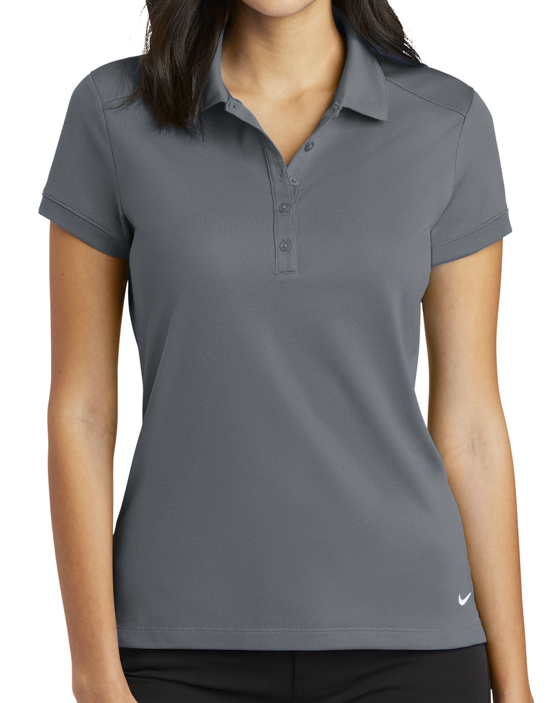 Nike [746100] Ladies Dri-FIT Solid Icon Pique Modern Fit Polo. Live Chat For Bulk Discounts.