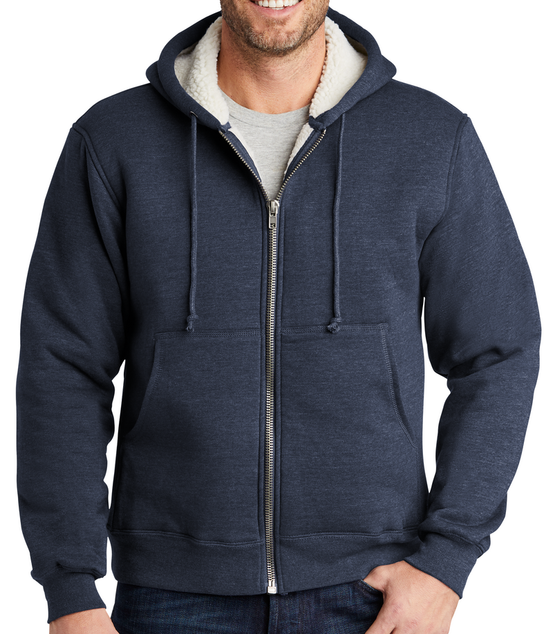 CornerStone [CS625] Heavyweight Sherpa-Lined Hooded Fleece Jacket. Live Chat For Bulk Discounts.