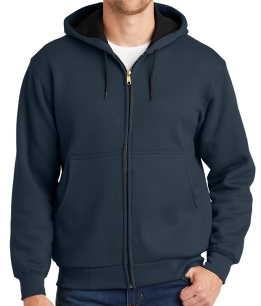 CornerStone [CS620] Heavyweight Full-Zip Hooded Sweatshirt with Thermal Lining. Live Chat For Bulk Discounts.