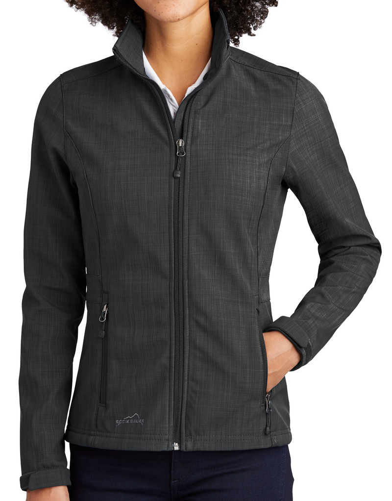Eddie Bauer [EB533] Ladies Shaded Crosshatch Soft Shell Jacket. Buy More and Save.