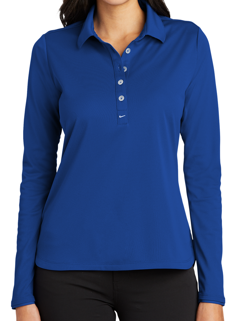 Nike [545322] Ladies Long Sleeve Dri-FIT Stretch Tech Polo. Live Chat For Bulk Discounts.