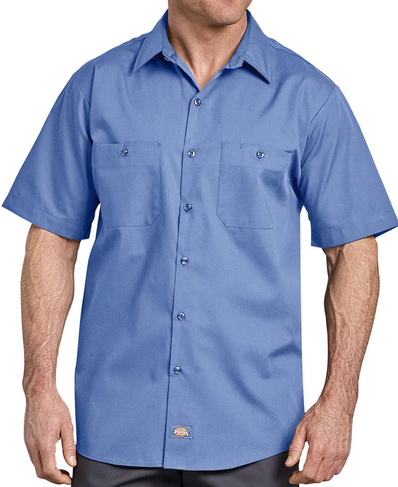 Dickies [LS51] WorkTech Ventilated Short Sleeve Shirt With Cooling Mesh. Live Chat For Bulk Discounts.