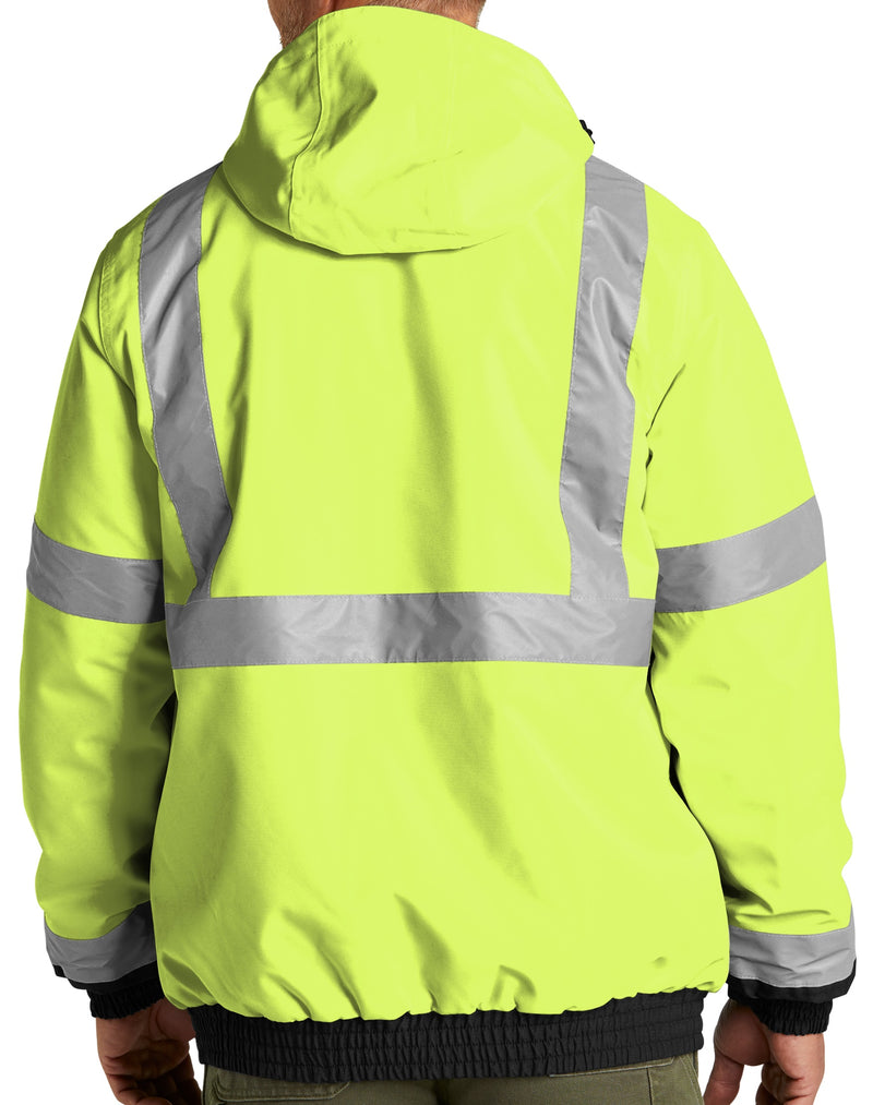 CornerStone [CSJ500] ANSI 107 Class 3 Waterproof Insulated Ripstop Bomber Jacket. Live Chat For Bulk Discounts.