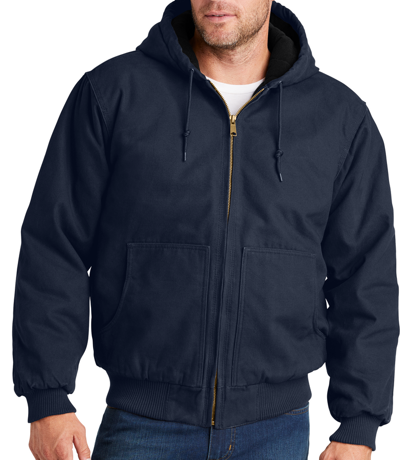 CornerStone [CSJ41] Washed Duck Cloth Insulated Hooded Work Jacket. Live Chat For Bulk Discounts.