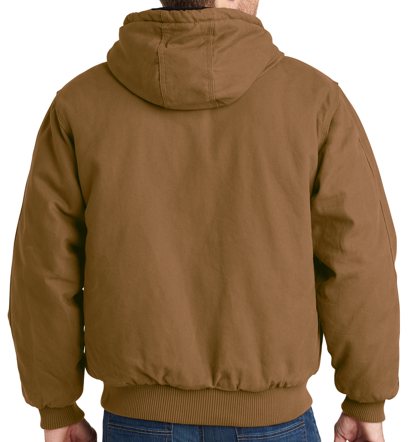 CornerStone [CSJ41] Washed Duck Cloth Insulated Hooded Work Jacket. Live Chat For Bulk Discounts.