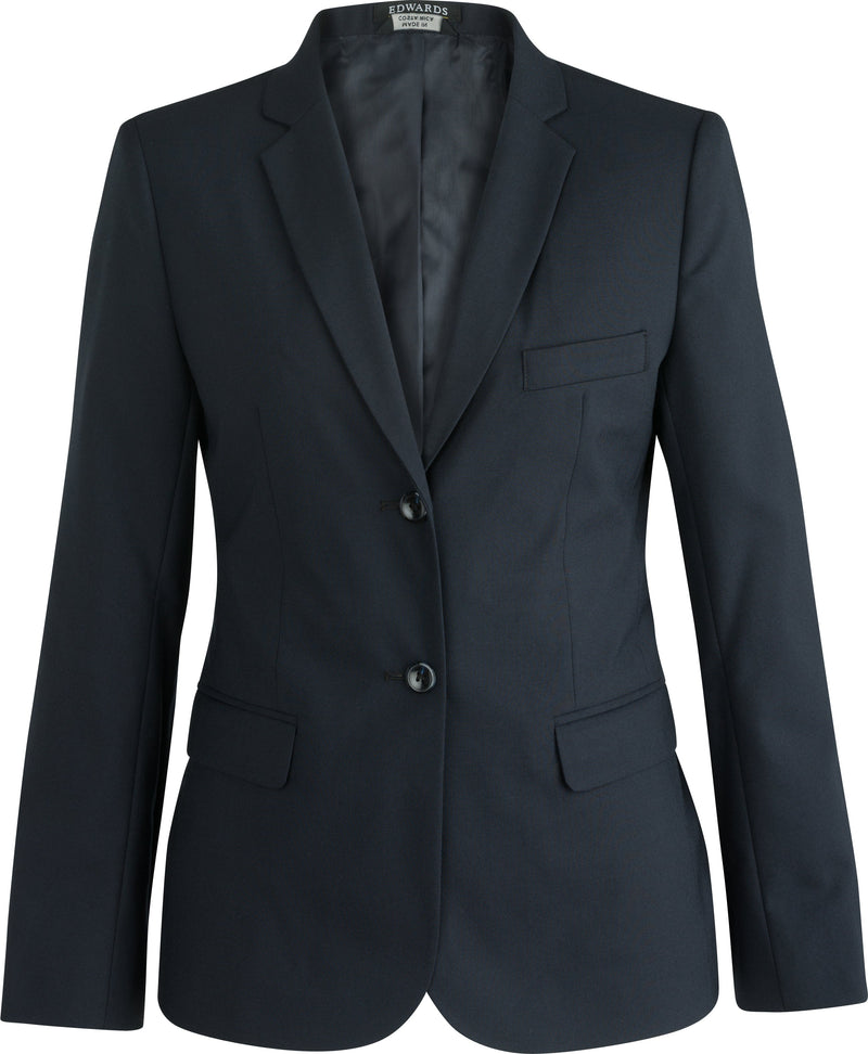 Edwards [6633] Ladies Hip-Length Suit Coat. Redwood & Ross Signature Collection. Live Chat For Bulk Discounts.