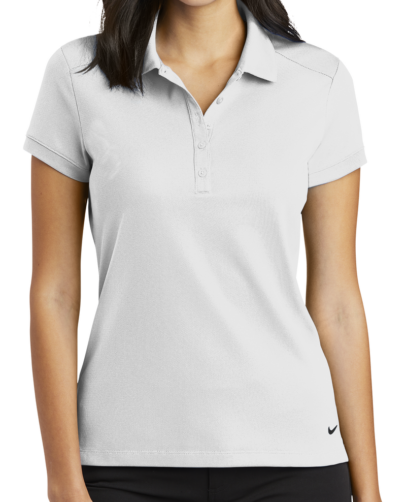 Nike [746100] Ladies Dri-FIT Solid Icon Pique Modern Fit Polo. Live Chat For Bulk Discounts.