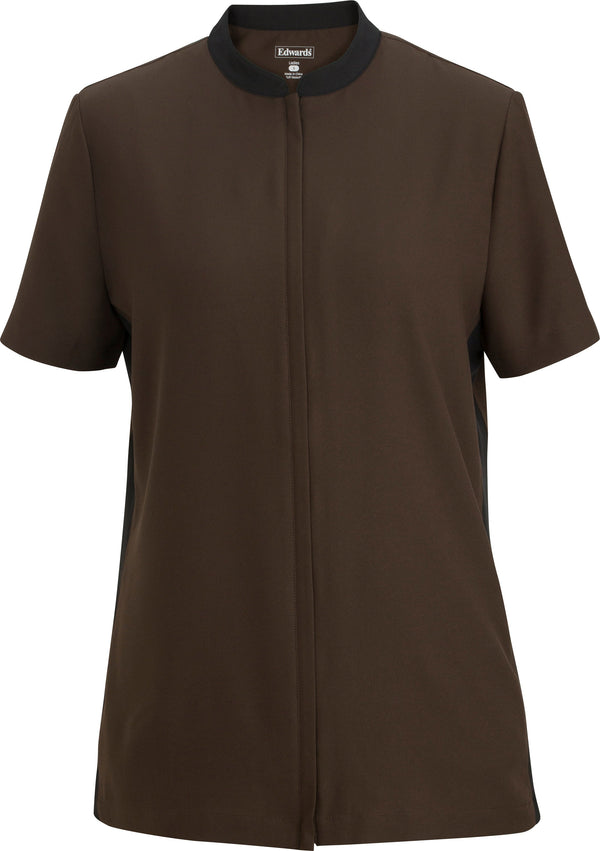 Edwards [7292] Ladies Essential Soft-Stretch Full-Zip Tunic. Live Chat For Bulk Discounts.