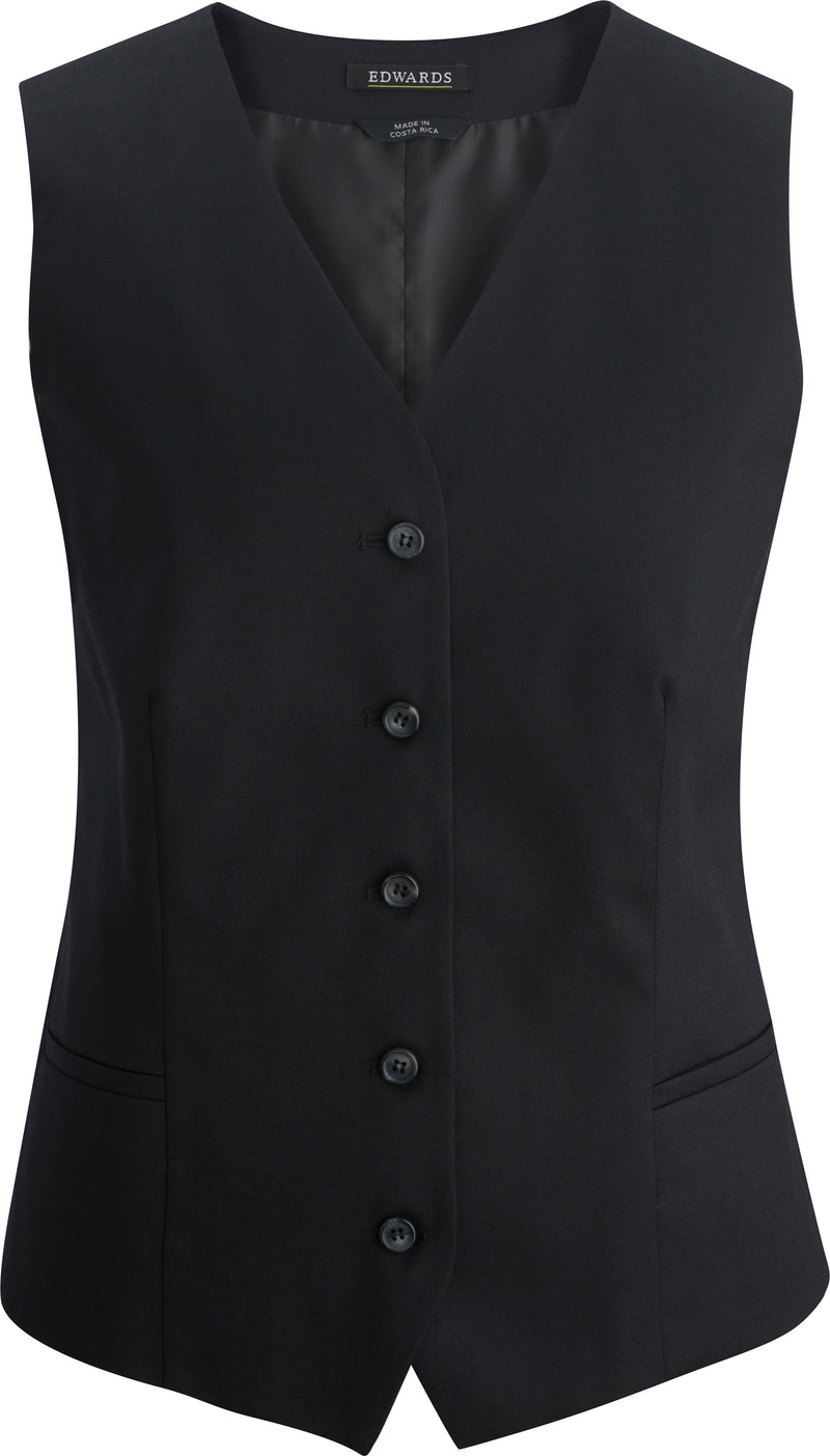 Edwards [7530] Ladies Washable Dress Vest. Redwood & Ross Russell Collection. Live Chat For Bulk Discounts.