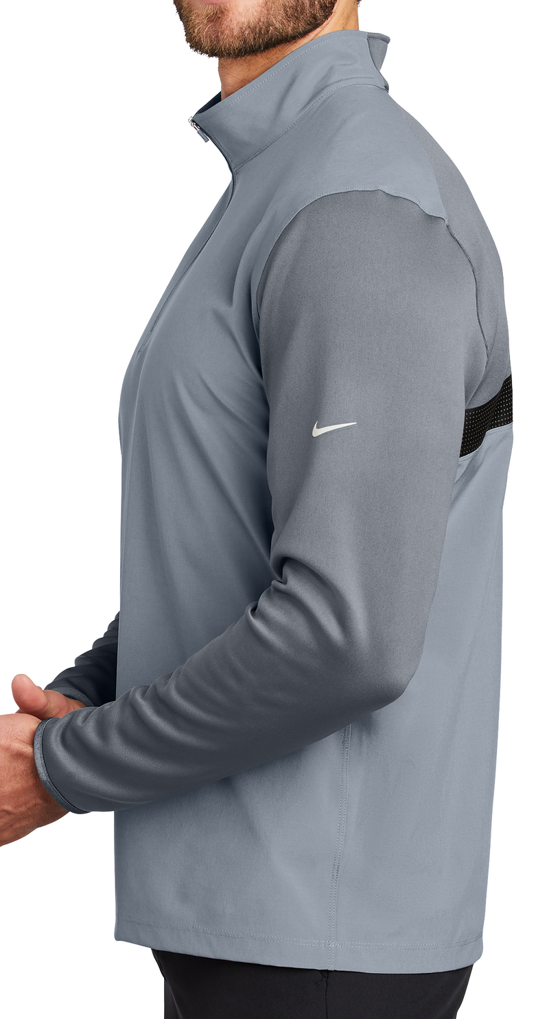 Nike [746102] Dri-FIT Fabric Mix 1/2-Zip Cover-Up. Live Chat For Bulk Discounts.