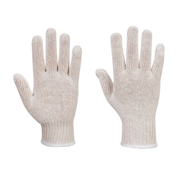 A030-White.  String Knit Liner Glove (300 Pairs).  Live Chat for Bulk Discounts