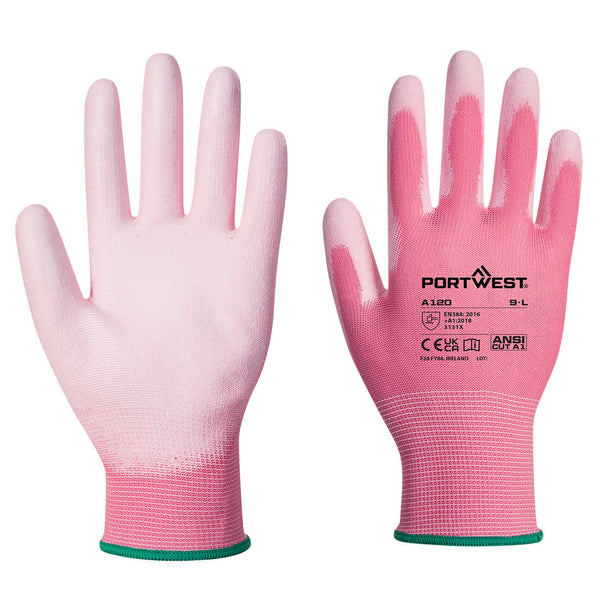 A120-Pink.  PU Palm Glove.  Live Chat for Bulk Discounts