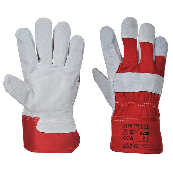A220-Red.  Premium Chrome Rigger Glove.  Live Chat for Bulk Discounts