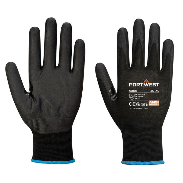 A355-Black.  NPR15 Nitrile Foam Touchscreen Glove PK12.  Live Chat for Bulk Discounts