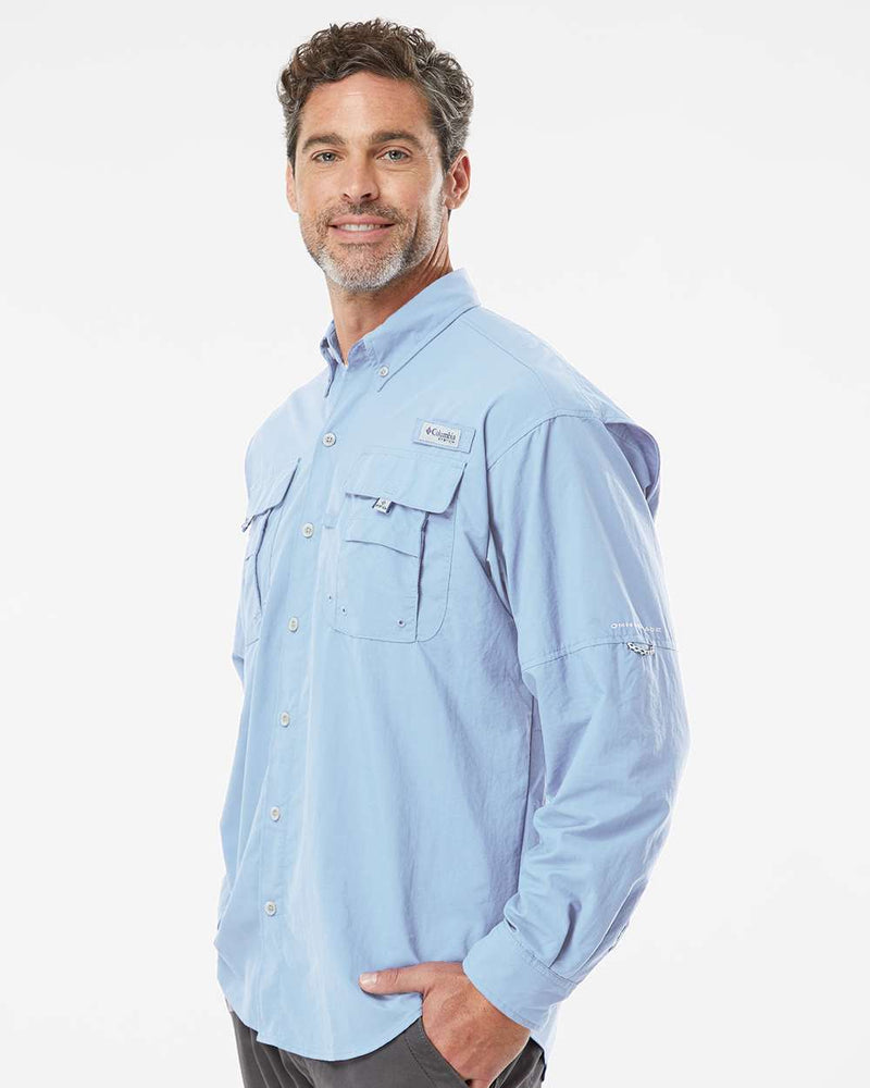 Columbia [101162] Men's Bahama II Long-Sleeve Shirt. Live Chat For Bulks Discounts.