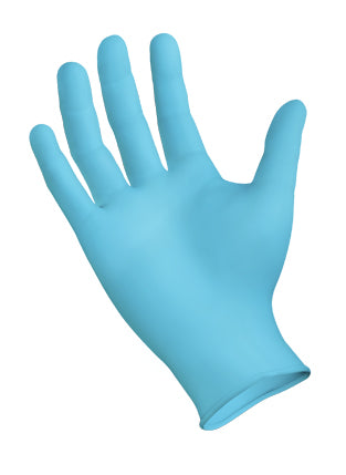 SemperGuard [INIPFT] Blue Nitrile 5 Mil Industrial Latex Free Disposable Gloves (Case of 1000). Free Shipping. Live Chat for Bulk Discounts.