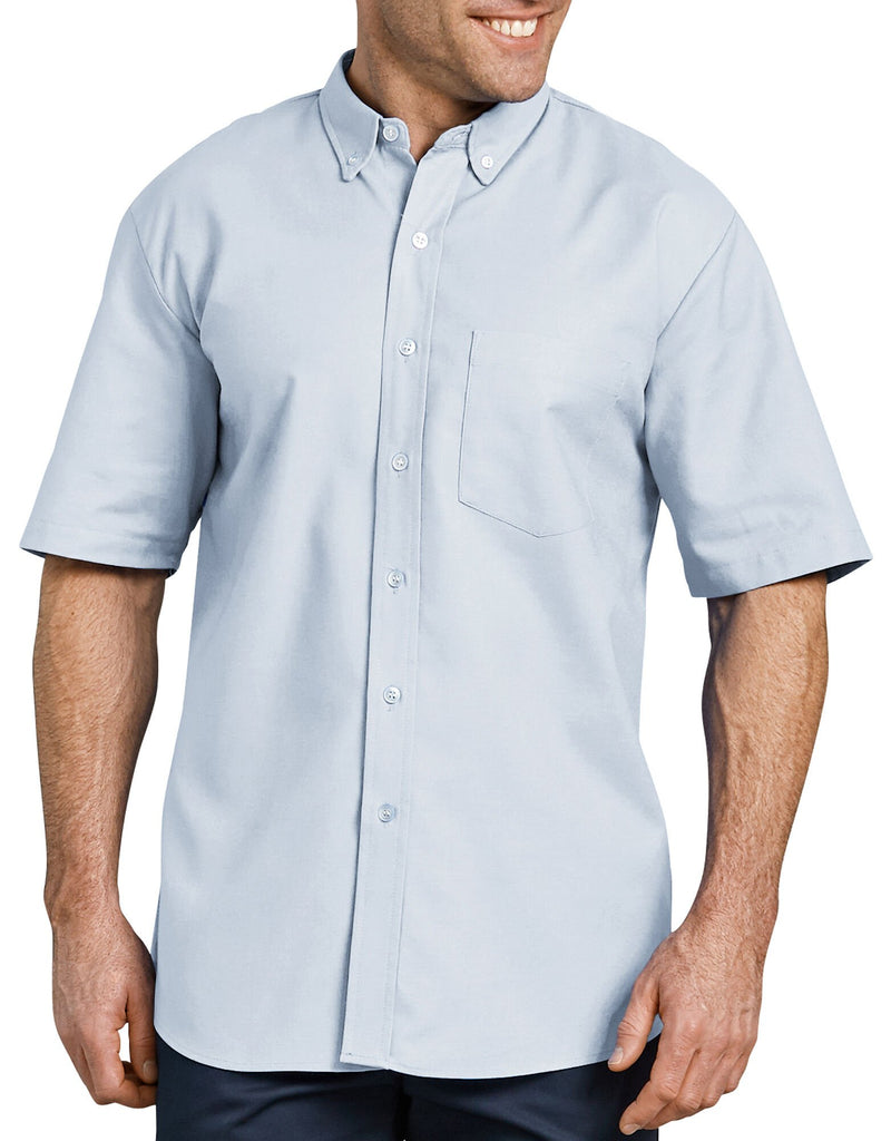 Dickies [SS46] Button-Down Oxford Short Sleeve Shirt. Live Chat For Bulk Discounts.