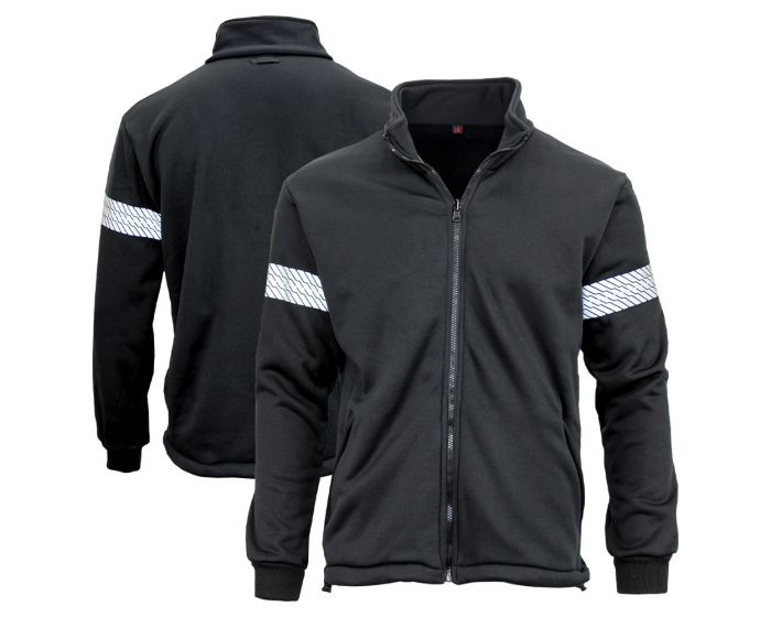 GSS Safety [8513] ONXY Ripstop 3-N-1 Teflon Protection Winter Black Bomber Jacket w/Segment Tape. Live Chat for Bulk Discounts.